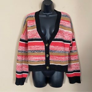 BP. Nordstrom Striped Cardigan Sweater